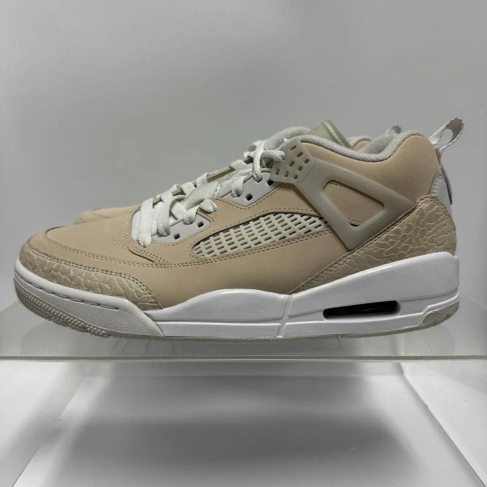 Brand New Air Jordan Spizike Low Sanddrift Beige White HV6528-100 Men's Size 9